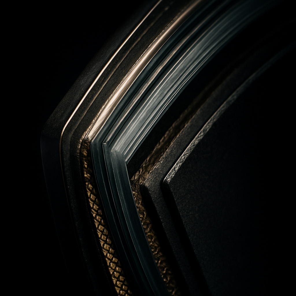 Cross-section of layered ballistic armor inside a luxury car door